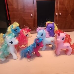 Gi-Go Wonder Pony Land vintage Fakie ~ Lot of 7 Various Stamps + Sized Unicorn